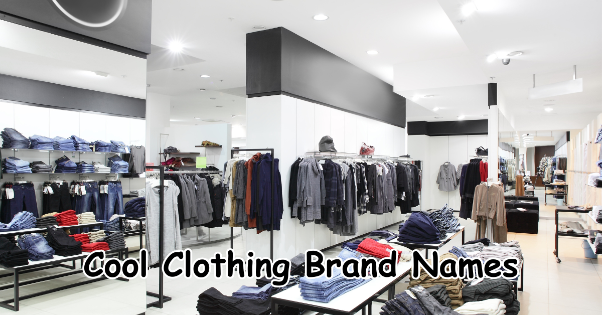 cool clothing brand names